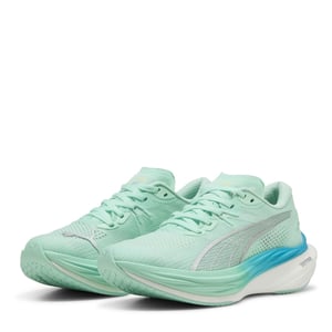 Women's Puma Nitro 3 Fade Road Running Shoes in Mint Melt