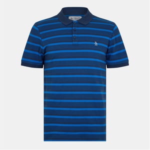 Men's Original Penguin Bbl Stp Regular Fit Polo Shirt in Yale