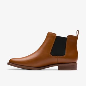 Taylor Shine Tan Leather Laarzen