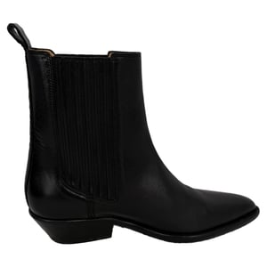Isabel Marant Delena Ankle Boots in Black Leather