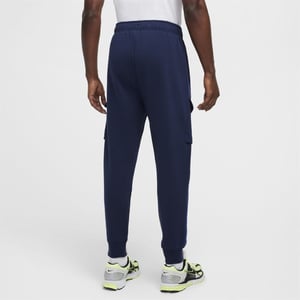 Men's Nike NSW SW AIR CARGO PANT FLC BB in Navy/Volt