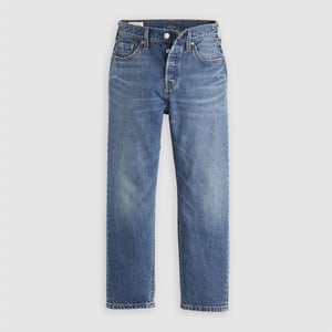 Women's Levis 501 Crop Lightweight Energy Re in Energy Refresh