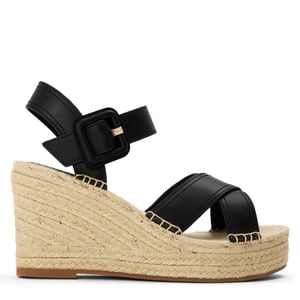 Women's Boss Sandwdg Ltbk 10271792 Wedge Sandals in Black