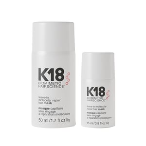 K18 Duo Leave-in Molecular Repair Hair Mask 15ml And 50ml