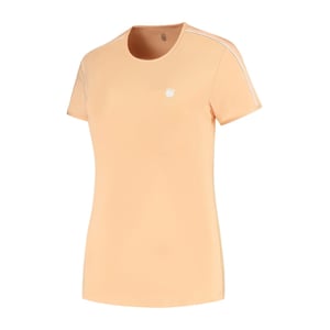 Women's K-Swiss Swiss Crew Neck Regular Fit T-Shirt in Peach Fuzz