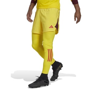 Men's adidas T23p Skinny Fit Running Athletic Pants in T Yllw/T Mrn