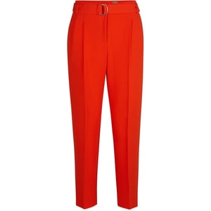 Women's Boss Tapiah Straight Trousers in Bright Orange