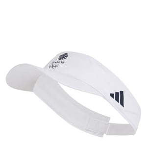 Accessories adidas Team GB Pre Curved Visor with Logo in White