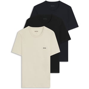 Men's Boss Regular Fit Crew Neck T-Shirt 3 Pack in .Open Misc