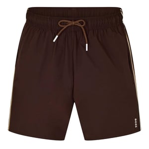 Men's Boss Iconic Swim Shorts in Dark Brown 207