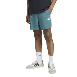 Men's adidas Essentials 3 Stripes Shorts in Teal