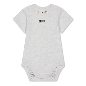 Girls Off White 3 Pack Lettering Crew Neck Bodysuit in Multicolor