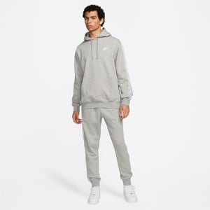 Men's Nike Hooded Long Sleeve Full Track Suit in Dk Grey/White