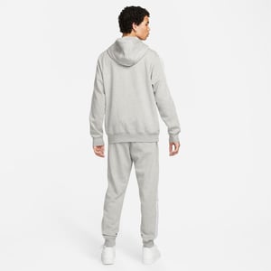 Men's Nike Hooded Long Sleeve Full Track Suit in Dk Grey/White
