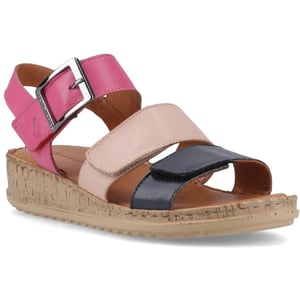 Hush Puppies Eliana Leren Dames Fuchsia Sandalen