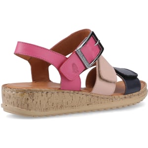 Hush Puppies Eliana Leren Dames Fuchsia Sandalen