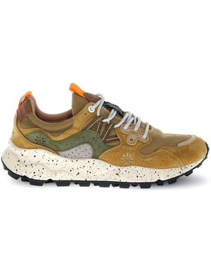 Flower Mountain Yamano 3 Men's Khaki/Green Trainers