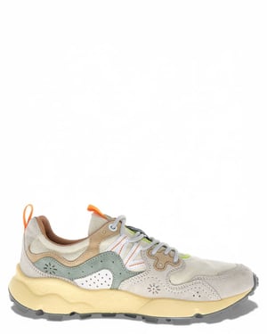 Flower Mountain Yamano 3 Off White/Green Trainers