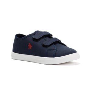 Penguin Junior Sparton Hook and loop Textiel Blauwe Sneakers
