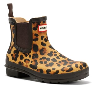 Hunter Original Chelsea Rubberen Dames Bruine Wellingtonlaarzen