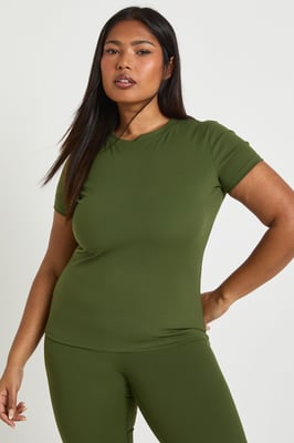 Plus Supersoft Peached Sculpt Top