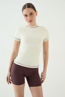 DSGN Studio Piping Detail Fitted Top