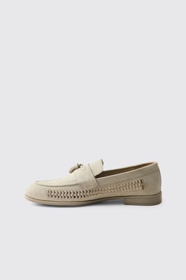 Faux Suede Weave Loafer