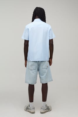 Regular Fit Man Embroidered Short Sleeve Shirt