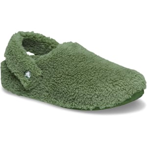 Crocs Classic Cozzzy Polyester Army Green Slippers