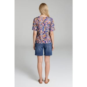 Geisha 62460-60 jazz t-shirt v-neck jersey aop