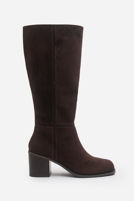 Wheres That From Womens Colette Wide Fit Knee High Block Heel Boot