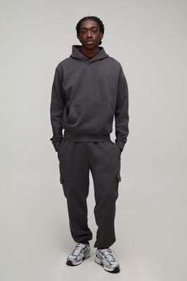 Boxy Hooded Cargo Tracksuit