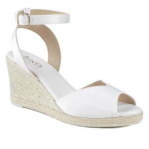 Jones Bootmaker Marchesa Leather Wedge-Heeled Sandals
