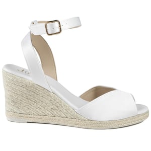 Jones Bootmaker Marchesa Leather Wedge-Heeled Sandals