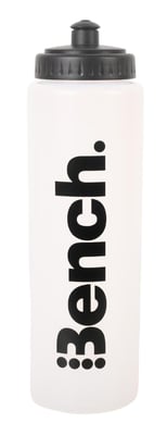 Bench Water Bottle 1L Plastic black white