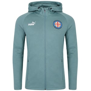 Puma FC Melbourne City Mens Green Football Track Jacket