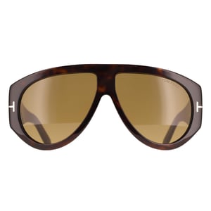 Tom Ford Aviator Mens Dark Havana Green Bronson FT1044