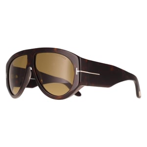 Tom Ford Aviator Mens Dark Havana Green Bronson FT1044