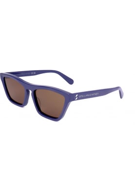 Stella McCartney Women's 55mm Shiny Blue Sunglasses SC40060I-90E-55