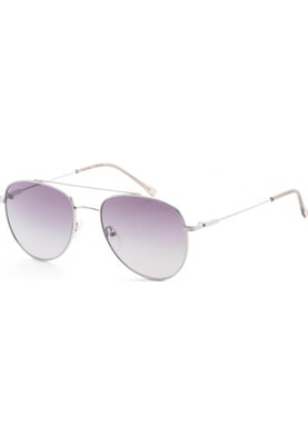 Calvin Klein Men's 55mm Silver Sunglasses CK20120SN-045