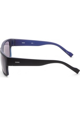 Hugo Boss Men's 58mm Matte Black Blue Sunglasses HG0176-S-0VK-IR
