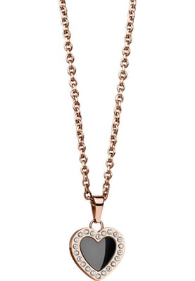 Bering Time 428-712-BLACK Ladies Necklace and Earrings Gift Set