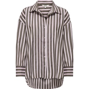 Only Onloregon alva lange mouw reg shirt coffee bean