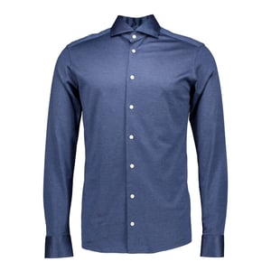 Eton Filo di scozia knit shirt lange mouw overhemden 100014987