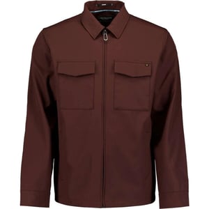 No Excess Overshirt full zipper stretch sedoc earth
