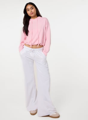 Drawstring Puffball Hoodie