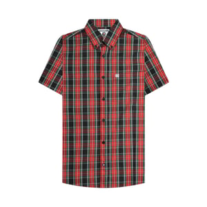 Lambretta Geruit unisex overhemd voor volwassenen (Zwart, Rood, Groen)