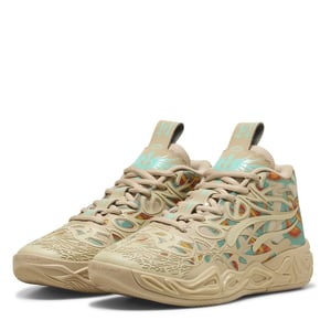 Boys Puma Mb.04 Flare Basketball Trainers in Lght Snd-qutic