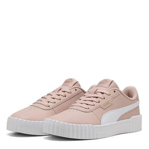 Women's Puma Carina 3.0 Low Top Trainers in Rose Quartz