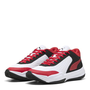 Boys Puma Kids Court Pro 2 Basketball Trainers in Black-For All